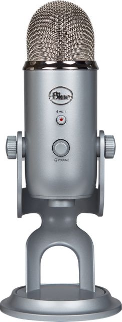 Yeti Microphone, Silver - ONLINE ONLY